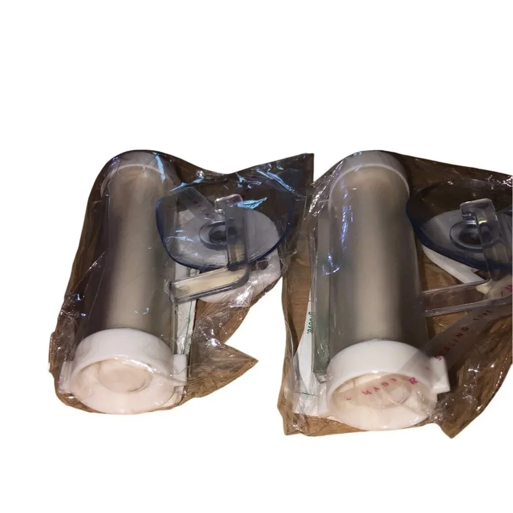 Rolling Tube Toothpaste Squeezer Bathroom Gadget Set Of 2 White Plastic